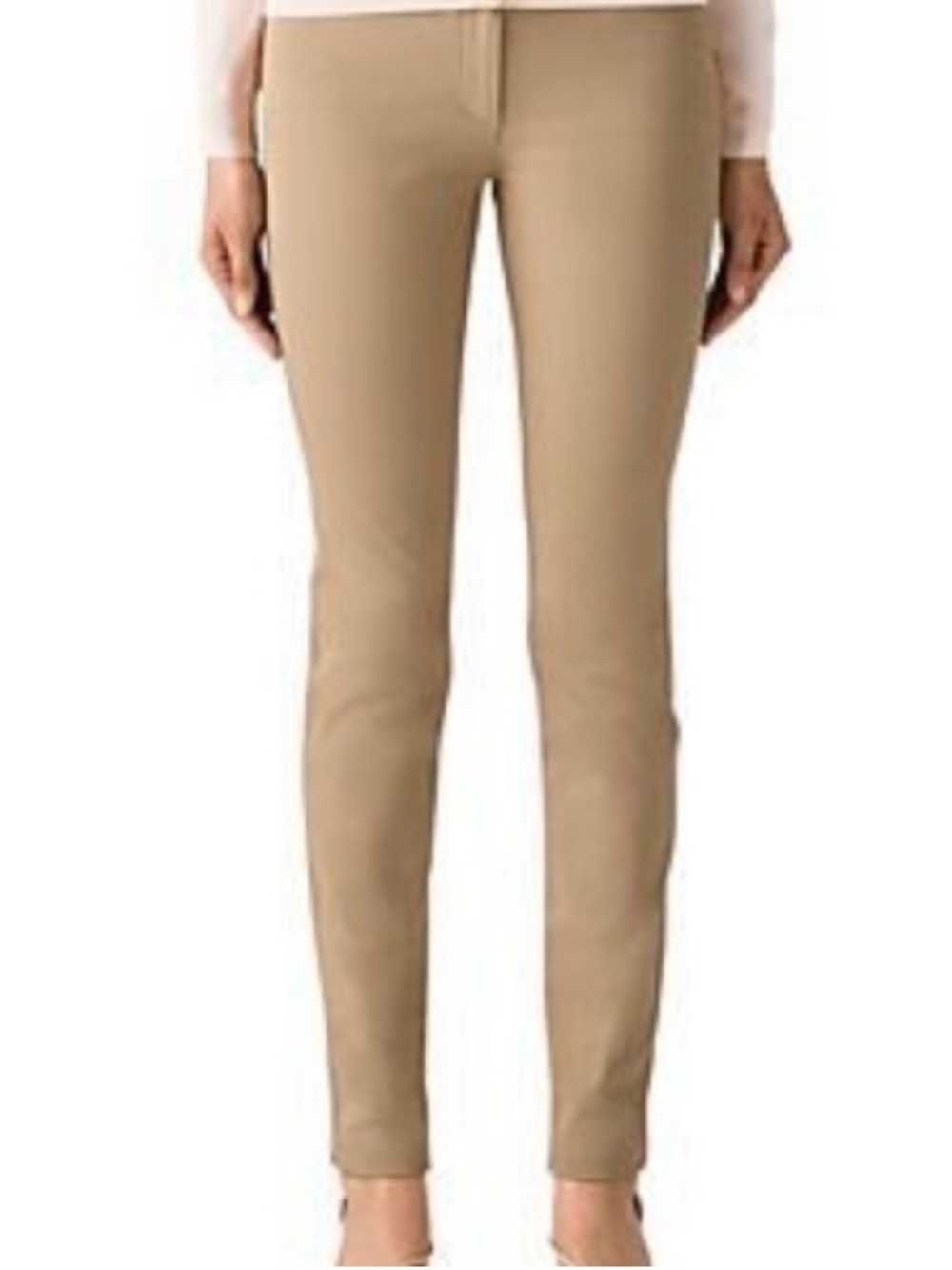 NWT St. John tan skinny jeans